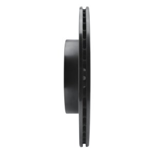 Dodge Attitude Brake Rotor (1) - Front Right - R1 Concepts - Drilled & Slotted - Black - `16-`25